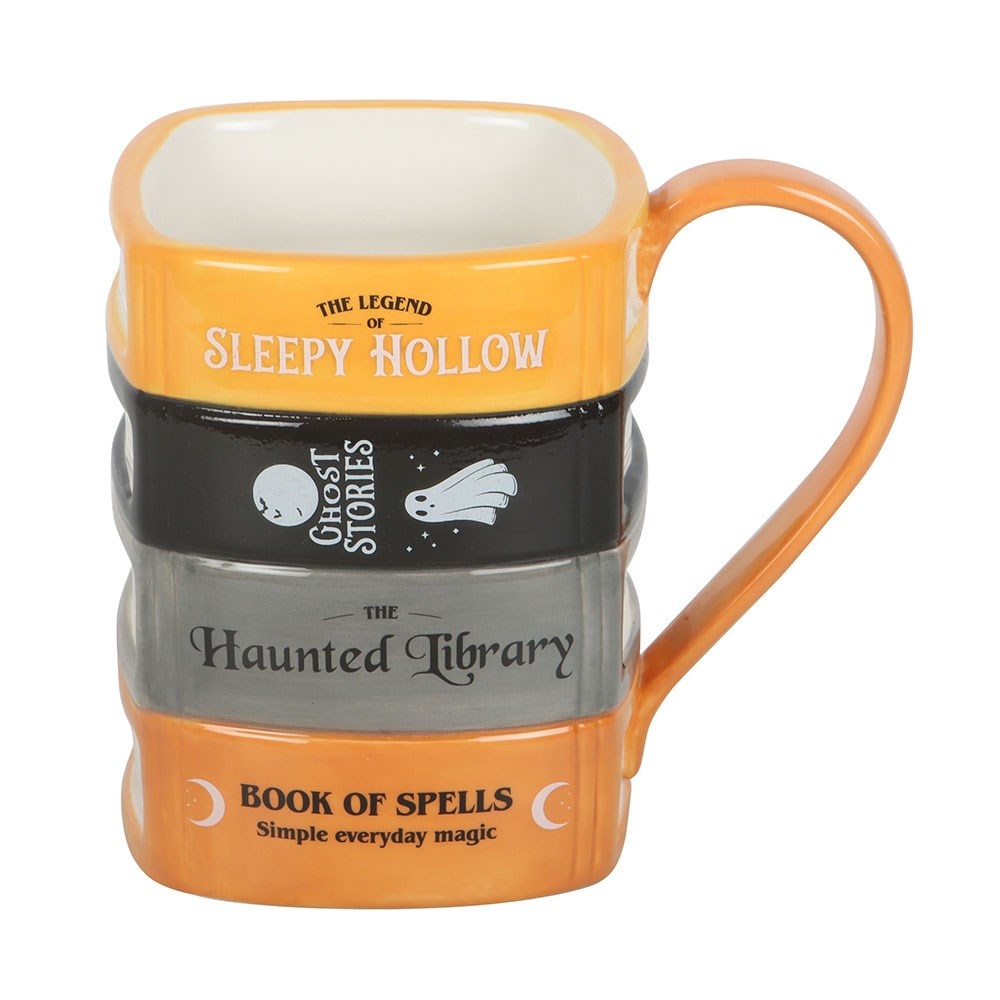 Something Different - The Haunted Library Book Stack Mug - Multicolours